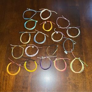Pura Vida Bracelet lot - 18, PLUS 3 Pura Vida anklets & a few misc bracelets